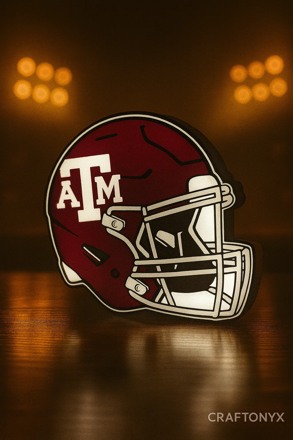 Texas A&M LED lightbox — fan-made college lightbox by Craft Onyx