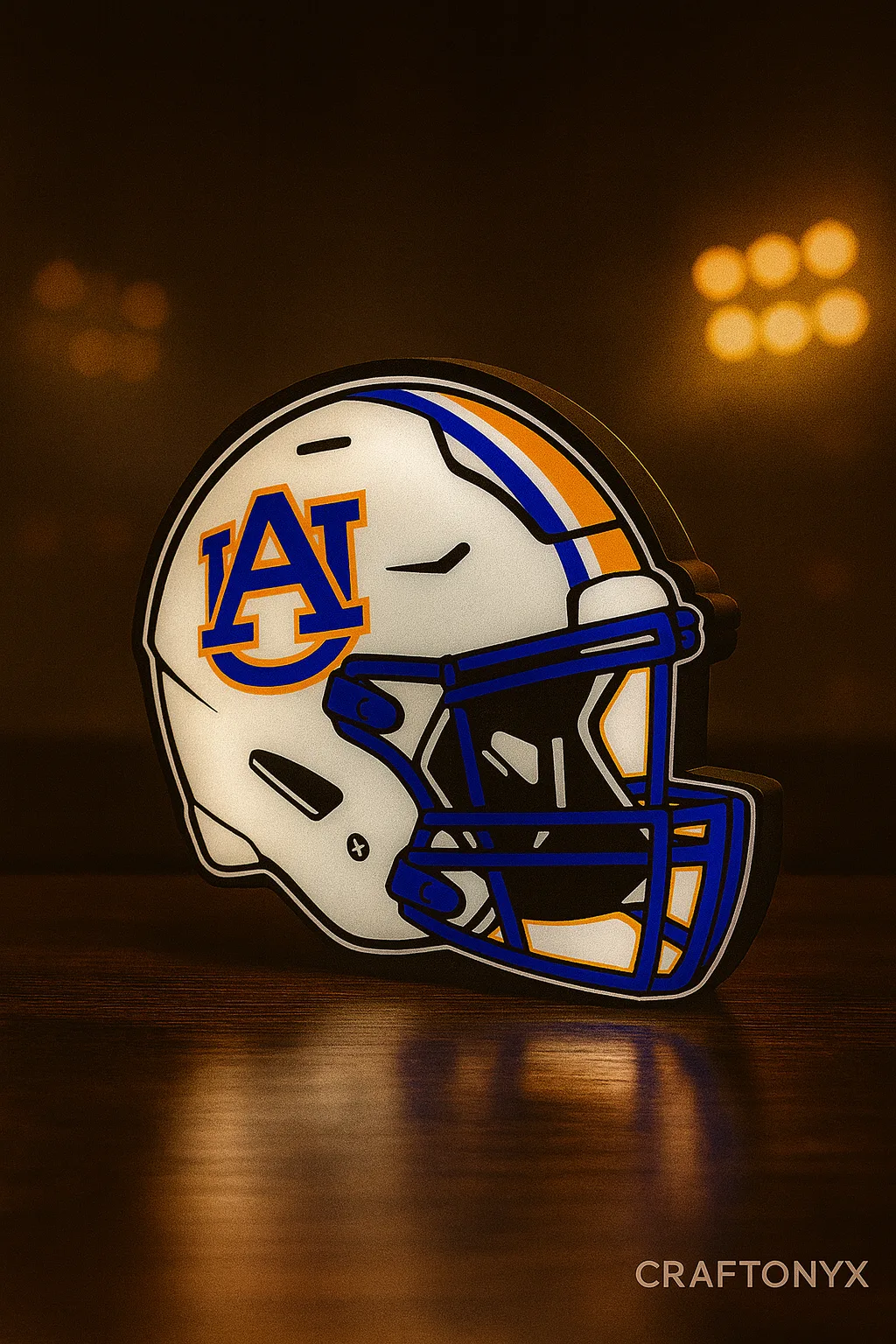 Auburn LED lightbox — fan-made college lightbox by Craft Onyx