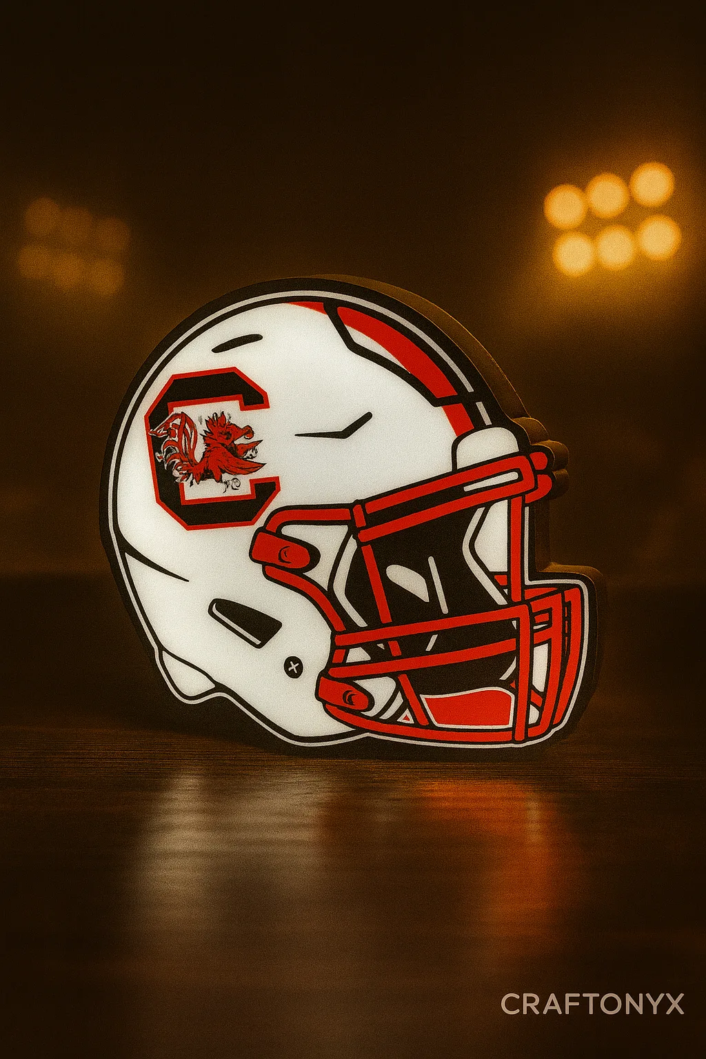 South Carolina LED lightbox — fan-made college lightbox by Craft Onyx