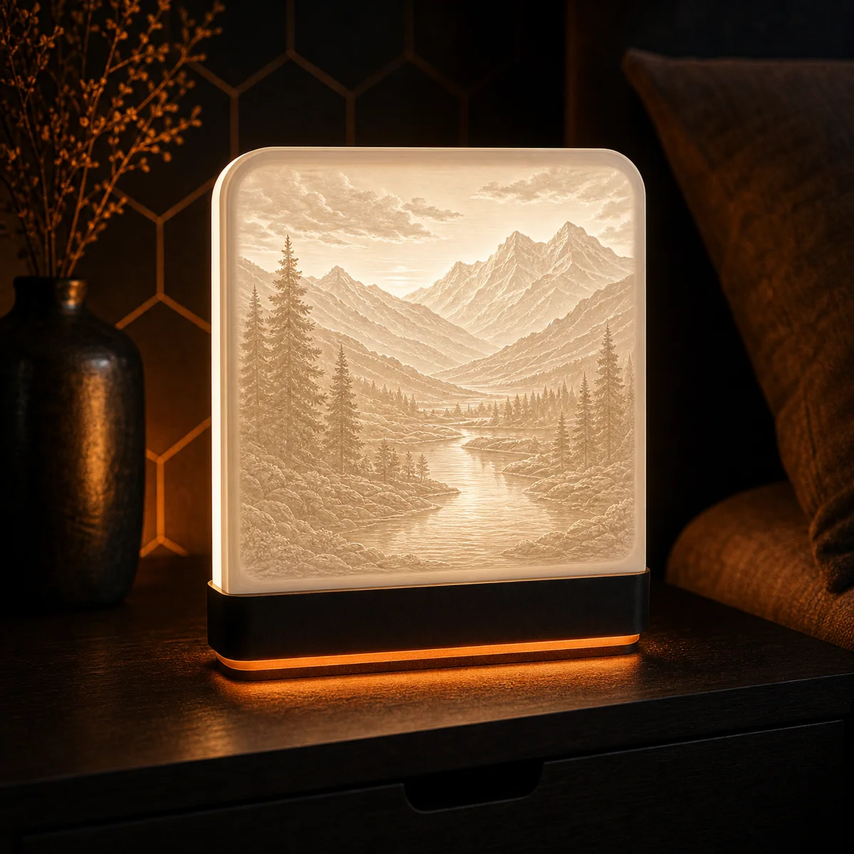 Lithophane Photo Night Light